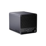 MINISFORUM N5 Pro-P370 5-Bay Desktop NAS(96ECC+128GB), AMD Ryzen AI 9 HX Pro 370 12C/24T Up to 5.1GHz, 10GbE+5GbE, 3× M.2/U.2, OCuLink, HDMI/2 x USB4 4K 144Hz, PCIe ×16, MinisCloud OS