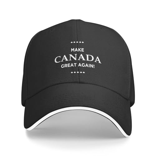 Make Canada Great Again Fashionable Hat Black Trucker Baseball Cap Unisex