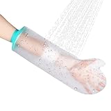 Waterproof Cast Covers for Shower Arm Adult, Sleeve Protector Bag After Surgery/Wound/Fracture/Bandage/Broken Hand, Water Proof Plastic Sleeves to Cover Arms Toddler Showering in Bath Finger