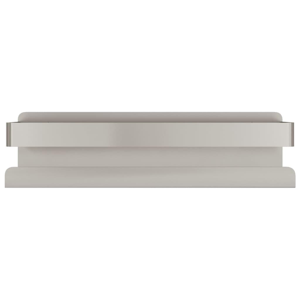 Mensola doccia in acciaio inox spazzolato 304 23x6,5x6 cm con spazio di archiviazione versatile, adesivo autoadesivo e montaggio a vite, salvaspazio per bagno, cucina, ufficio e soggiorno
