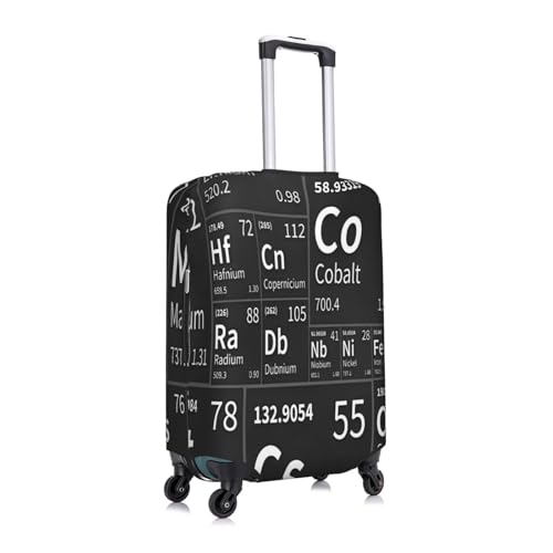 Periodic Table Science Chemistry Luggage Cover for Suitcase, Suitcase Cover Protector Fit 18-21 Inch Luggage Travel Accessories, S3