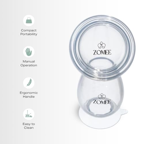 Extractor Manual de Leche Zomee en Silicona 4oz miniatura 5