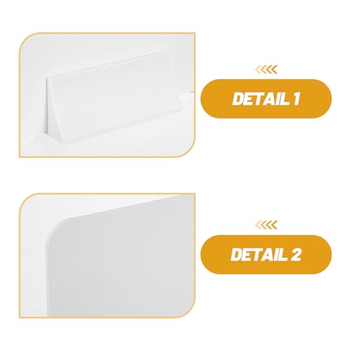 Écran de confidentialité en PVC Alipis pour tables de bibliothèque et classes - 4