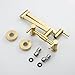 Tecmolog Brushed Gold Kitchen Sink Pot Filler Faucet Wall Mount Brass Hot and Cold Mixer Tap for Kitchen, BJ21241