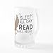 CafePress Sleep All Day READ All Night 16 oz Frosted Glass Beer Mug