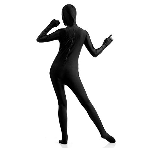Faletony Unisex Zentai Cosplay Bodysuit Ganzkörperanzug Tight Bodysuit Kostüm Glänzender Ganzkörper Overalls für Party Halloween Weihnachten Anime Bühnen Performance Kostüm (M)