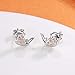 925 Sterling Silver Animal Earrings Hypoallergenic Cow Bunny Unicorn Ladybug Sloth Dragonfly Stud Earrings for Women Jewelry Gifts (Otter)