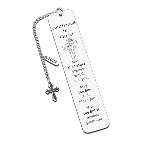 Confirmation-Gifts-for-Teen-Girls-Boys-Goddaughter-Godson-Religious-Christian-Confirmation-Gifts-Bookmark-for-Women-Girls-First-Communion-Gifts-for-Girls-Catholic-Baptism-Gifts-Easter-Basket-Stuffers Confirmation Gifts for Teen Girls Boys Goddaughter Godson Religious Christian Confirmation Gifts Bookmark for Women Girls First Communion Gifts for Girls Catholic Baptism Gifts Easter Basket Stuffers