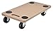 Unibos 200kg Heavy Duty Anti Slip Hand Dolly Trolley Cart Furniture Moving Wooden Platform Mover