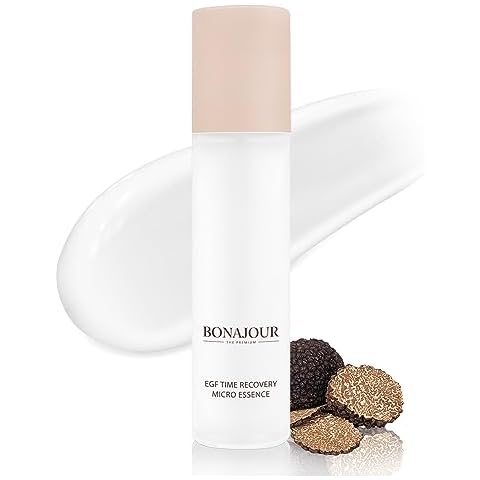 [BONAJOUR] EGF Time Recovery Micro Essence, Natural Revitalizing & Moisturizing, Anti-Aging, Anti-Wrinkle and brightening, for dry skin 4.5 Fl. Oz Cover