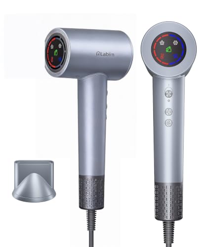 Image of Labiim Hair Dryer, High-Speed Ionic Blow Dryer 110,000 RPM Motor, Steel