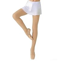 L&K Ballett Strumpfhose Mädchen 80 DEN Tanzstrumpfhose aus Mikrofaser Kinder Feinstrumpfhose elastisch & weich für Ballett, Tanz & Gymnastik 27261HA-134/140