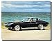 1963 Corvette Coupe Classic Vintage Car Art Print Poster (16x20)