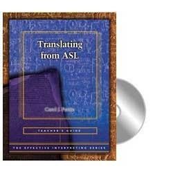 Health and Beauty Cicso Independent BDVD224 Effective Interpreting - Translating from ASL Teacher Set Book