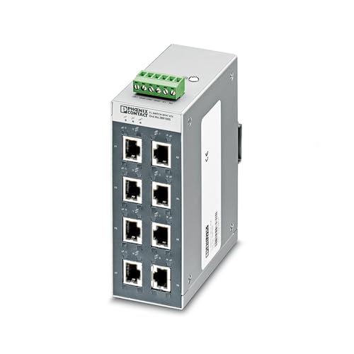 Phoenix Contact 2891005 Industrial Ethernet Switch FL Switch SFNT 8TX, Wide-Temp 8 RJ45 Ports