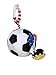 Little Sport Star Newborn Soccer Ball | Soccer Baby Toy | Baby Gift | Extra Sensory Features for Babies and Infants | Part of The Collection