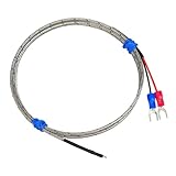 WRNT-LL Bare Wire K Type 0-600°C Thermocouple Sensor Probe Exposed Tip Weldable Industrial Heating Furnace Welding Application(E-1m-0-400)