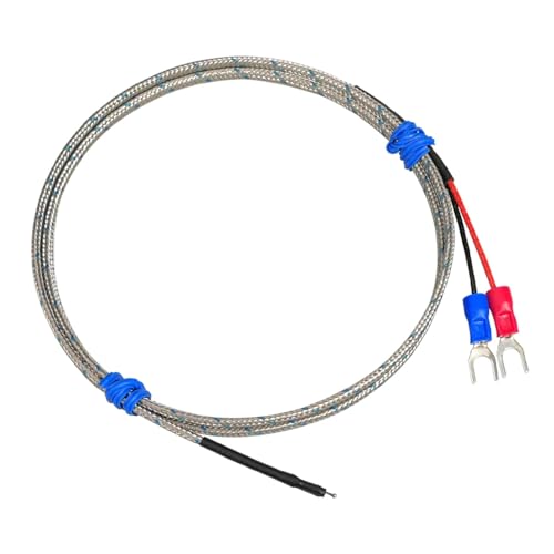 WRNT-LL Bare Wire K Type 0-600°C Thermocouple Sensor Probe Exposed Tip Weldable Industrial Heating Furnace Welding Application(E-1m-0-400)