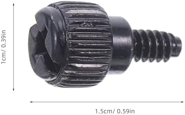 UTHCLO 50 Adet Çelik Bilgisayar Kasası Başparmak Vidası Aletsiz El İle Sıkılabilir PC Yan Panel Montaj ve Tamir Seti Elektronik Tamir Vidaları - Görsel 2