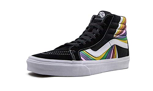 Vans Vans Refract Sk8 Hi Reissue Skate Shoe (Black/True White/Multi, Numeric_10)