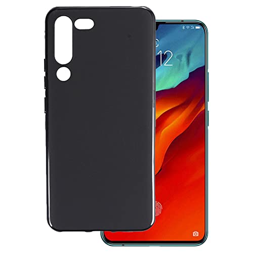 OAGELIM Funda Compatible con Lenovo Z6 Pro 5G Case Antigolpes con Cubierta Protectora Flexible de TPU Suave y Resistencia a Arañazos con Protección (Negro)