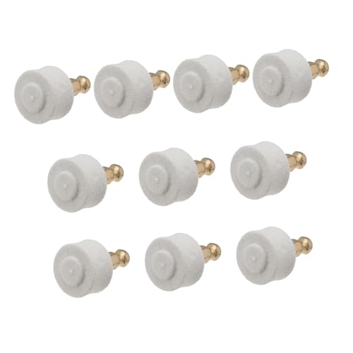 OSOLADY 10個 ペット用電動ネイルグラインダー交換用ホイール 剛砂研磨ヘッド耐久性 ペットの爪やすり用 犬猫対応簡単装着