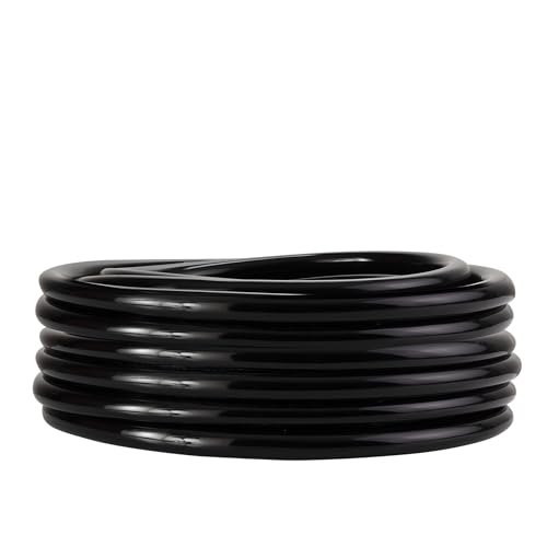 Image of Alpine Corporation 1 /2 Inch Inside and 3 /4 Inch Outside Diameter by 100 Feet Long PVC Tubing for Ponds, Fountains and Waterfalls Circulations, Black