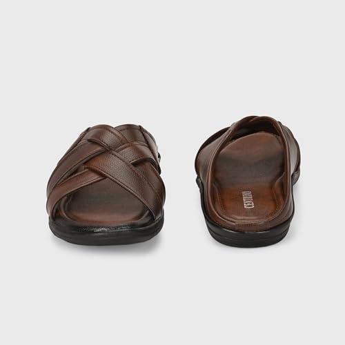 Image of Centrino Sandal for Men | Grip Insole for Stability | Modern Look with Straps | Comfortable Footwear (9772)