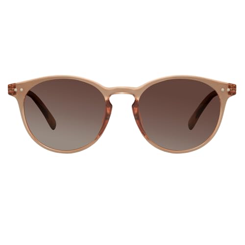 mosanana Round Polarized Sunglasses with Spring Hinges for Women Men Classic Retro Style MS523612