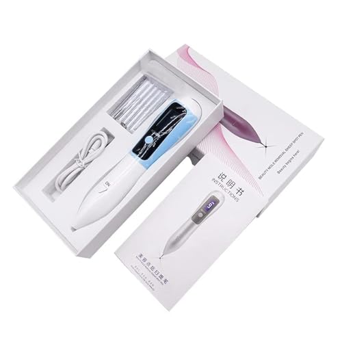 POWEREST Mole Remove Laser Plasma Pen Freckle Remover Machine 9 Speed LCD Display Mole Removal Dark Spot Remover Skin Wart Tag Tattoo Remove Tool Beauty Salon Dark Spot Remover Wart Remover