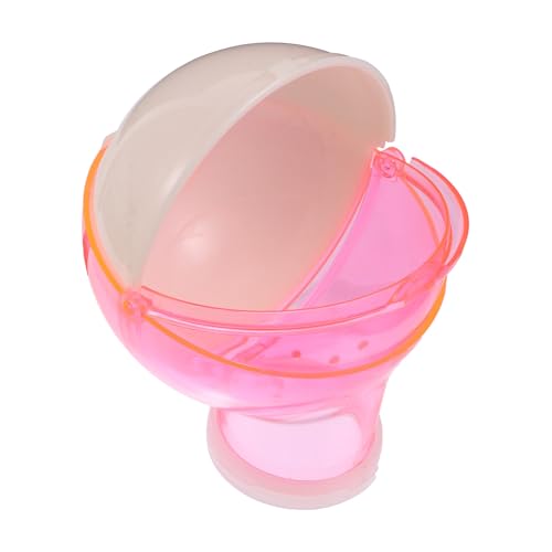 UPKOCH Hamster Sandbad Kugelform Badewanne Transparent Kleintier Sandbadehaus Für Hamster Gerbil Mäuse Robust Leicht Haustier Badezimmer Zubehör