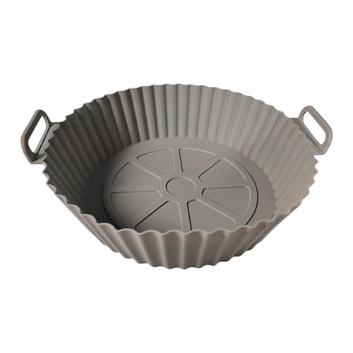 エアフライヤーシリコンパッド調理器具ライナーハンドル付きテフロン加工オーブンライナー家庭料理人や愛好家のためのエアフライヤーバスケットプロテクター