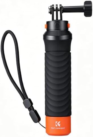 K&F CONCEPT MS17 Schwimmender Hand Grip Unterwasser Handstick | Schwimmer Handgriff Wasserdicht Handler für GoPro Hero 13/12/11/10/9, Insta360 Ace Pro 2, Osmo Action 6/5 Pro/4, ZP0