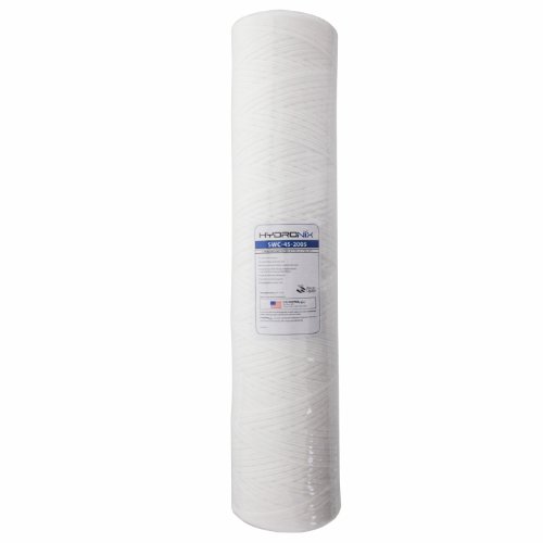 Hydronix SWC-45-2005 Sediment String Wound Water Filter Cartridge Universal Whole House, Commercial 4.5 x 20-5 micron image 2