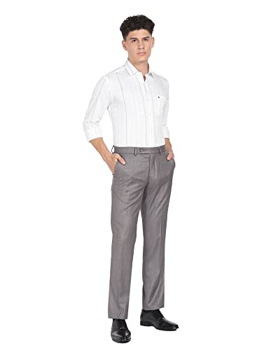 Image of Arrow Slim Fit Mens Formal Shirt - 100% Cotton, Breathable & Comfortable, Full Sleeves Shirts for Men
