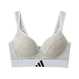 ノンワイヤーブラジャー ADIDAS(アディダス) 吸汗速乾 綿混 立体モールドカップ AP7655