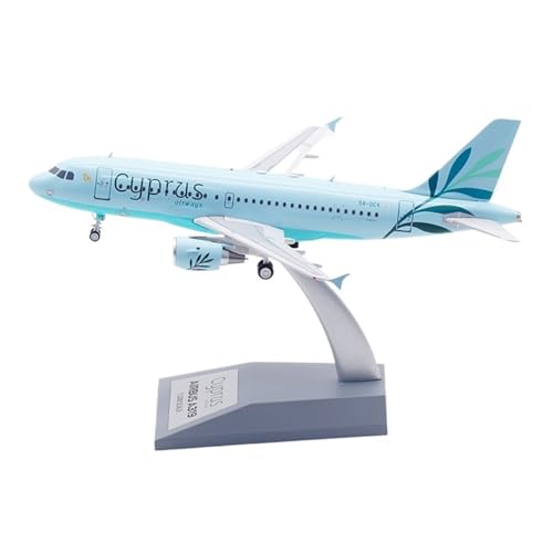 Modèle d'avion Airbus A319 Chypre Airways décoration bureau et salon 16cm