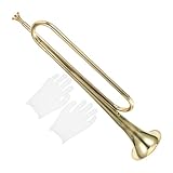 HOLIDYOYO 年号少年用トランペット 漆金色 キッズ初心者向け音楽 楽器演奏練習用 耐久設計 として 友達や家族へのプレゼントに