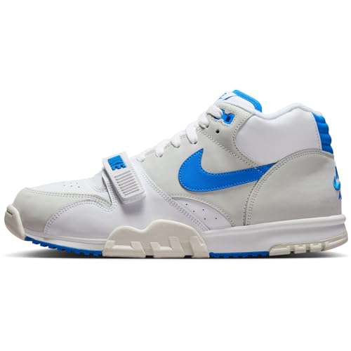 Nike Air Trainer 1 Men's Shoes (FJ4183-100, White/Summit White/Photo Blue) Size 10
