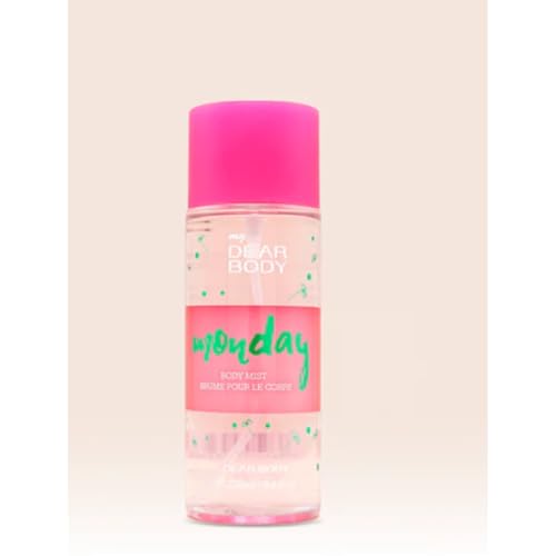 My Dear Body 250 ML Unisex Body Fragrance Mist - Refreshing & Long-Lasting Scent for All Day Freshness (Monday)