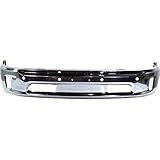 Fitrite Autoparts New Front Bumper For 2014-2018 RAM 1500 Pickup, Lower, Chrome, 2-Piece Bumper Type, With Parking Aid Sensor Holes, With Fog Light Holes CH1002402 68160857AA