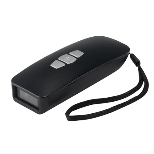 Scanner de code-barres sans fil 1D portable bluetooth longue portée avec écran