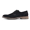 Bruno Marc Men's Suede Leather Lace Up Derbys Brogues Shoes,Size 11,Black,URBAN-08 #1
