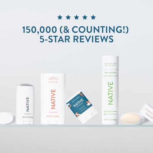 Native Aluminum-Free Deodorant, Sea Salt & Cedar Scent, 2.3oz Pack of 2 | Naturally Derived Ingredients for Women & Men | 72-Hour Odor Control | Smooth Glide & Odor Fighting Formula | Cruelty-Free - image 9