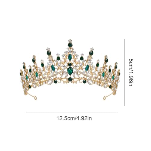 Tiara de cumpleaños verde para lucir como una auténtica reina en tu fiesta de gala 4