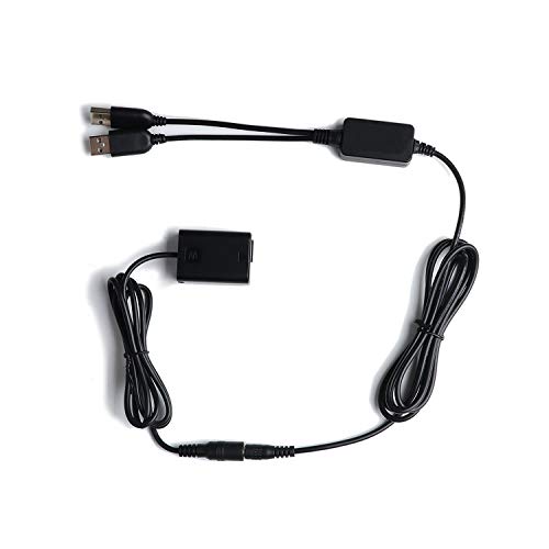 [Upgrade Version] Echpow NP-FW50 Replacement USB Supply Cable AC-PW20 DC Coupler, FW50 Dummy