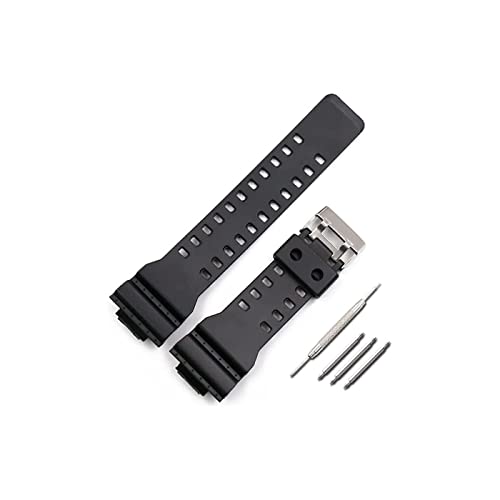 FOR CASIO 時計ベルト 取付幅16mm G-SHOCK バンド互換品 防水ストラップ バネ棒外し バネ棒付 交換用 バンド FOR カシオ G-8900A GR-8900A GW-8900A GA-110 GA-100 GD-100 GD-110