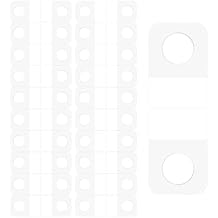 Hang Tabs Hanging Tabs Stickers Sticky Hanging Tabs Self Adhesive Hanging Tabs for Retail Clear Plastic Hang Tags Hook with Slot Hole for Store Retail Display Tab 100Pcs 1.06 x 1.7 in