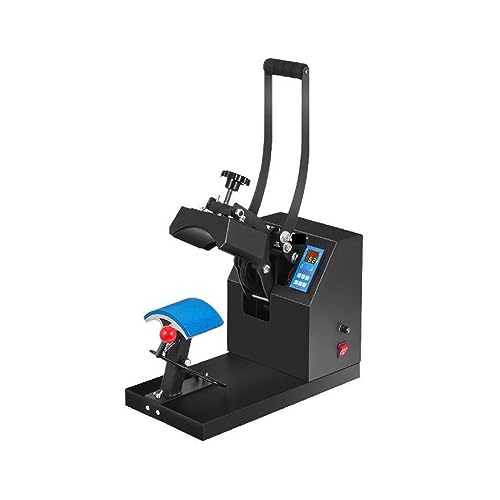 Prensa térmica para gorra 5.5 X 3.5 pulg neumática miniatura 1