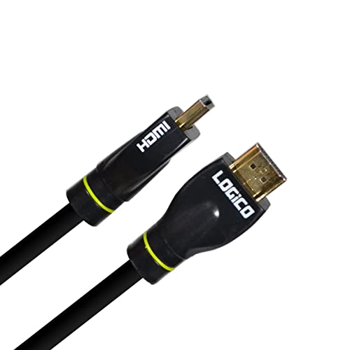 Logico Hdmi 2.0 Cable 20Ft Ultra-Hd High Speed 4K 3D Hdtv 18Gbs With Audio & Ethernet #TOP2